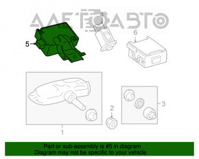 Receiver assy, tire pressure monitor Lexus RX350 RX450h 10-15