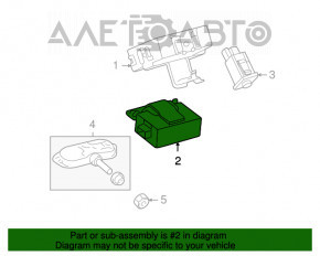 RECEPTOR DE PRESIUNE A ANVELOPELOR Lexus LS460 LS600h 07-12