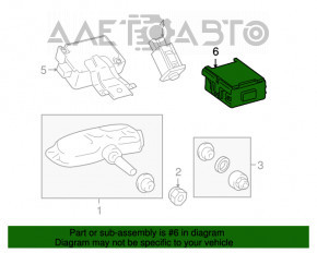 COMPUTER, TIRE PRESSURE MONITOR Lexus RX450h 10-15 Б/У оригинал