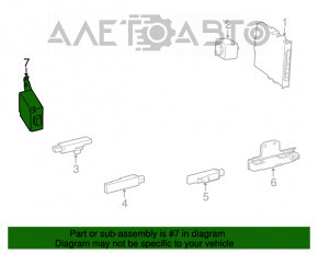 ANSAMBLUL DE RECEPTORI, CHEIE ELECTRICĂ ȘI TPMS Toyota Rav4 13-18