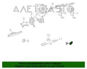 Senzor airbag spate stânga Lexus RX350 RX450h 10-15