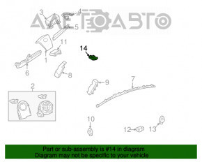 OCCUPANT DETECTION SENSOR Toyota Camry v50 12-14 usa