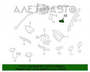 OCCUPANT DETECTION SENSOR MODULE Lexus ES300h ES350 13-18