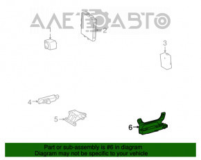 Антенна Keyless Lexus RX350 RX450h 10-15 задняя наружная