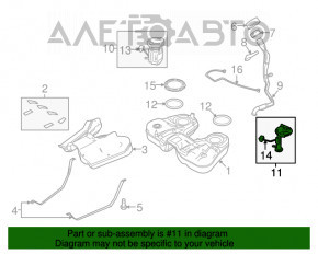 Pompă de combustibil Ford Flex 13-19