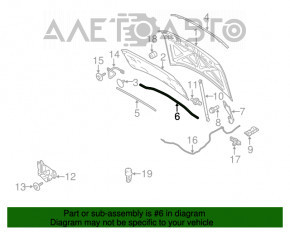 Garnitura capacului portbagajului spate Ford Flex 09-19