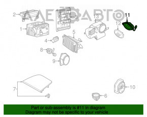 Difuzor spate stânga Ford Flex 09-19