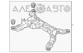 Bara spate Ford Flex 09-19 FWD