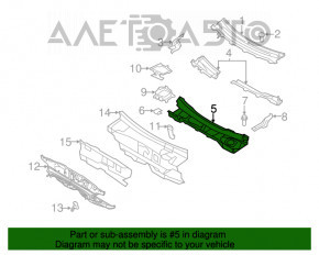 Paletă ștergătoare metalică Ford Flex 09-12 pre-restilizare