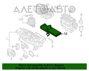 Радиатор отопителя печки Ford Flex 09-19