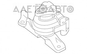 Pernele motorului din față Ford Flex 09-12