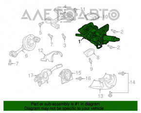 Coloană de direcție Audi A4 B8 08-12 pre-restilizare