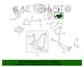 Suport suport bara de direcție Audi Q5 8R 09-12