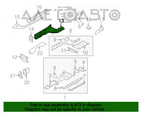 Четверть передняя левая Audi A4 B8 08-16 синяя, с центральной стойкой