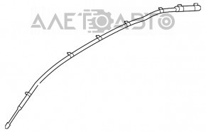 Perdeaua de aerbag lateral stânga pentru Audi A4 B8 08-16