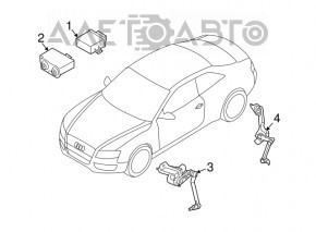 Блок управления светом HEADLIGHT CONTROL Audi Q5 8R 09-17