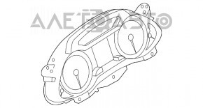 Щиток приборов Audi A4 B8 11-12 без круиза