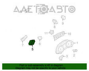 Controlul farurilor pentru Audi A4 B8 08-16 cu senzor de ploaie