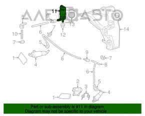 Мотор омывателя фар Audi A4 B8 08-16