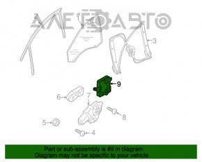 Calculator portiera stanga fata Audi Q5 8R 09-17 suport stricat