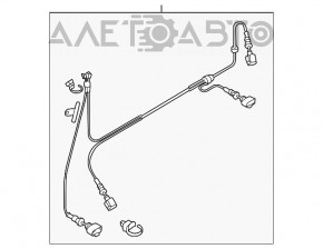 Cablu senzor ABS față dreapta Audi A4 B8 08-16