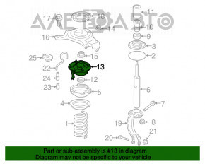 Suport amortizor față stânga Audi Q5 8R 09-17 nou OEM original