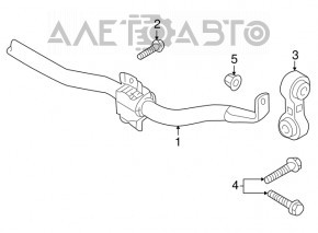 Stabilizator spate Audi A4 B8 08-16 16mm