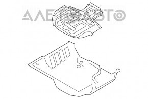 Корыто багажника Audi A4 B8 08-16