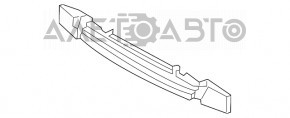 Absorbantul de bara fata Audi A4 B8 13-16, nou, original OEM