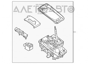 Schimbătorul de viteze pentru cutia de viteze Audi Q5 8R 09-17 cu cablu