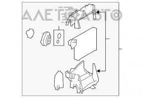 Печка в сборе Audi A4 B8 08-16