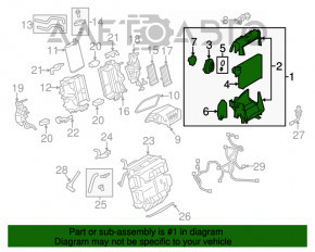 Печка в сборе Audi A4 B8 08-16