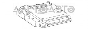 Blocul ECU al calculatorului motorului Audi A4 B8 08-16 2.0T