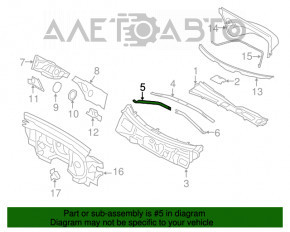 Suportul de suspensie frontal dreapta pentru Audi Q5 8R 09-17