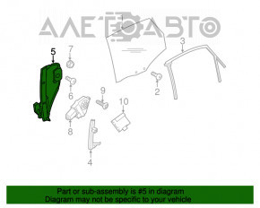 Geam electric cu motor spate stânga Audi Q5 8R 09-17