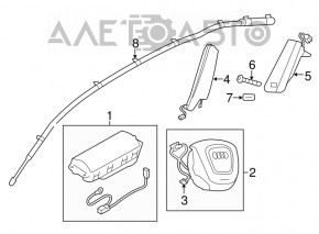 Airbagul pentru scaunul drept al Audi Q5 8R 09-17