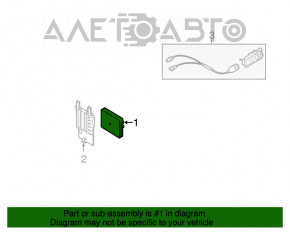 Modul de control al camerei din spate Audi Q5 8R 09-17