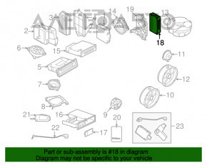 Amplificator audio Audi Q5 8R 09-17