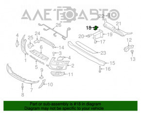 Suport bara fata dreapta superioara Audi Q5 8R 09-12 pre-restilizare, nou, original