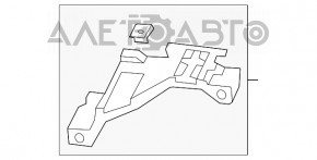 Suport de fixare far stânga Audi Q5 8R 09-12 pre-restilizare, nou, original OEM