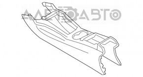 Consola centrală cu cotieră și suporturi pentru pahare Audi Q5 8R 09-17