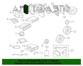 Amplificator audio Audi Q5 8R 09-17 Bang and Olufsen