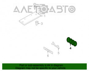 Emblema siglă spate Audi A4 B8 13-16 restilizare sedan.