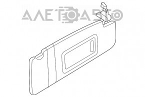 Capota stângă Audi A4 B8 13-16 restilizare sedan, neagră