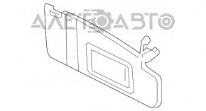 Capota stângă Audi A4 B8 13-16 restilizată bej