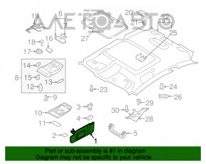 Capota dreapta Audi A4 B8 13-16 restilizat bej