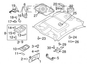 Capota dreapta Audi A4 B8 13-16 restilizat bej