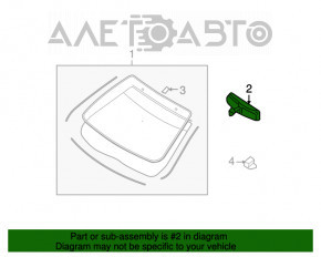 Oglindă interioară Ford Flex 09-12, cu auto-întunecare, culoare neagră.