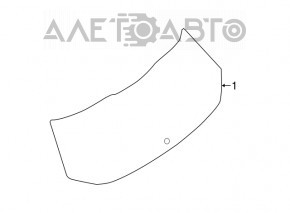 Geam spate portbagaj Nissan Rogue 14-20