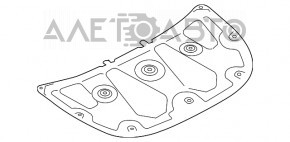 Izolația capotei Subaru Forester 19- SK
